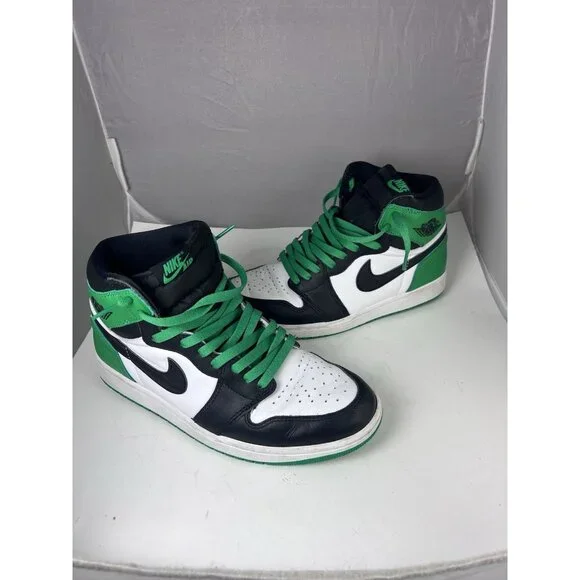 Size 9.5 - Air Jordan 1 Retro OG High Lucky Green - Picture 8 of 10